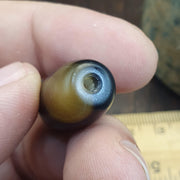 Vintage old himalayan indo tibetan eye agate bead Himalayan Indo Tibetan rare Patterns pure Natural Eyes Banded Agate Amulet, Bead Pendant