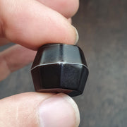 Antique Brown With, Banded Yemeni Agate Bead | Natural Gemstone | 20mm, Barrel Bicone, Ethnographic Amulet