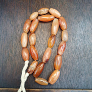 Antique African carnelian mali antique agate beads beaded strand