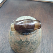 Himalayan Cat eye agate stone bead suleimani Natural Eye agate Amulet