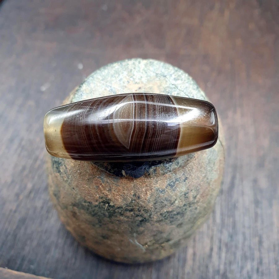 Himalayan Cat eye agate stone bead suleimani Natural Eye agate Amulet