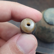 Himalayan Banded agate suleimani bead natural eye pattern old agate Amulet