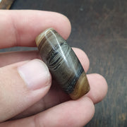 Himalayan Banded agate suleimani bead natural eye pattern old agate Amulet
