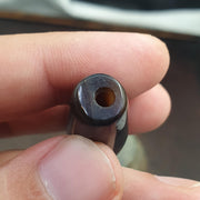 Himalayan Banded agate suleimani bead natural eye pattern old agate Amulet