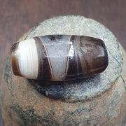 Himalayan Banded agate suleimani bead natural eye pattern old agate Amulet
