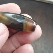Himalayan Cat eye agate stone bead suleimani Natural Eye agate Amulet