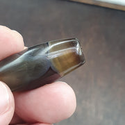 Himalayan Cat eye agate stone bead suleimani Natural Eye agate Amulet