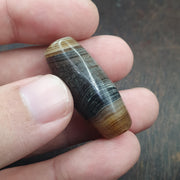 Himalayan Banded agate suleimani bead natural eye pattern old agate Amulet