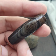 Himalayan Banded agate suleimani bead natural eye pattern old agate Amulet