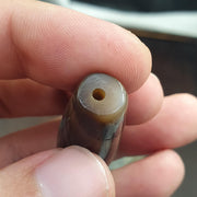 Himalayan Banded agate suleimani bead natural eye pattern old agate Amulet