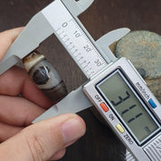 Himalayan Banded agate suleimani bead natural eye pattern old agate Amulet