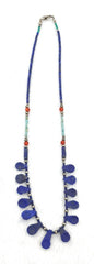 Lapis Lazuli With Turquoise Ancient Afghani Roman Greek Jewelry Necklace