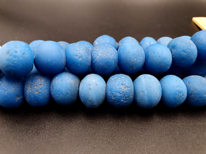 45 Pcs Rare and Beautiful Old African Glass Trade Antique Beads 15.5MM