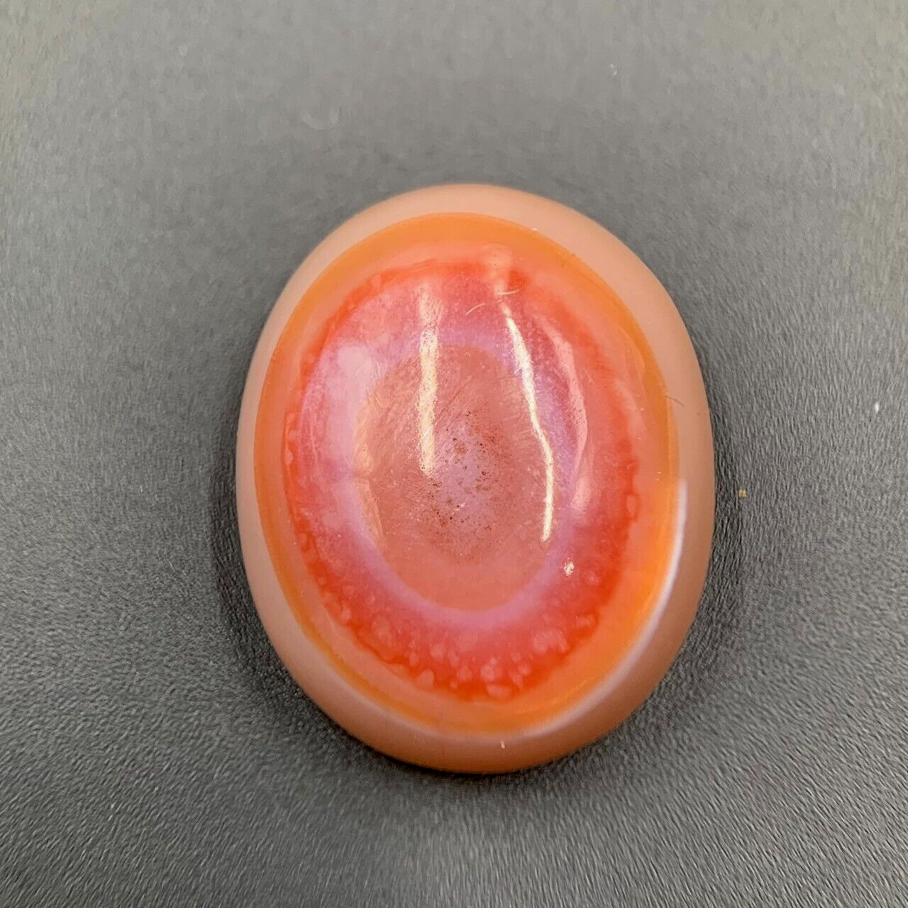 vintage Agate old Goat Eye stone lucky Tibetan Himalayan very rare eye Bead