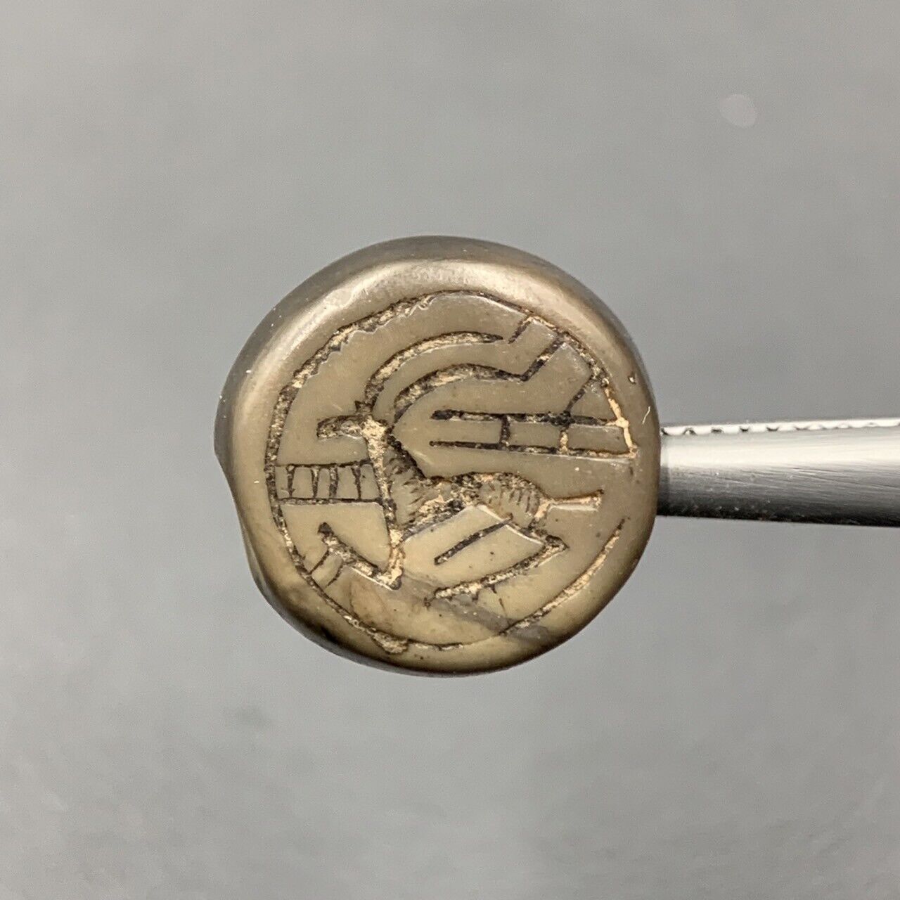 舊古董瑪瑙石凹版圓形印章郵票古巴比倫帝國 DZI 