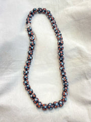 vintage Skunk hundred eyes glass beads 14MM approximately 90 beads