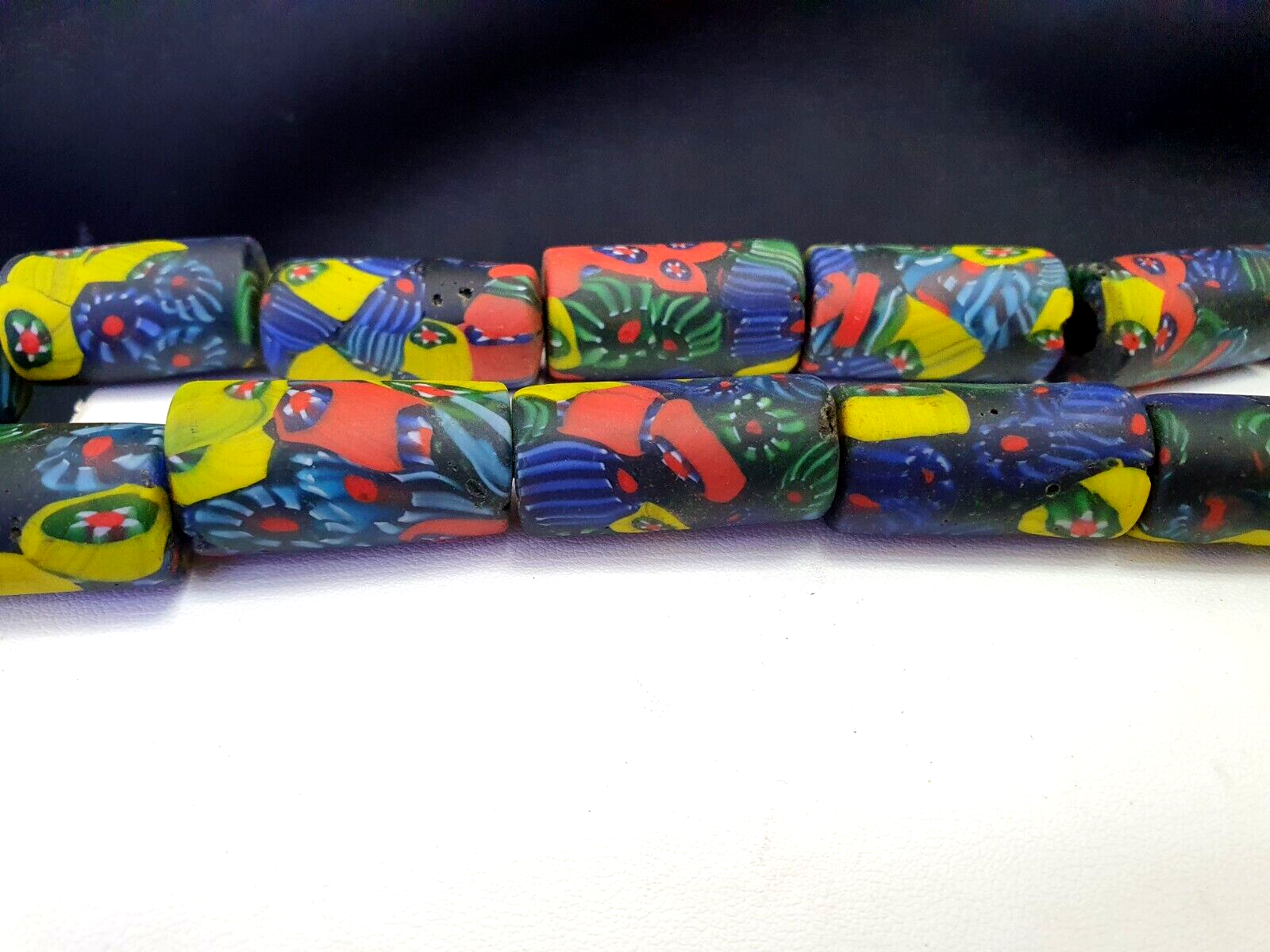 Vintage Trade Beads Beaded Necklace