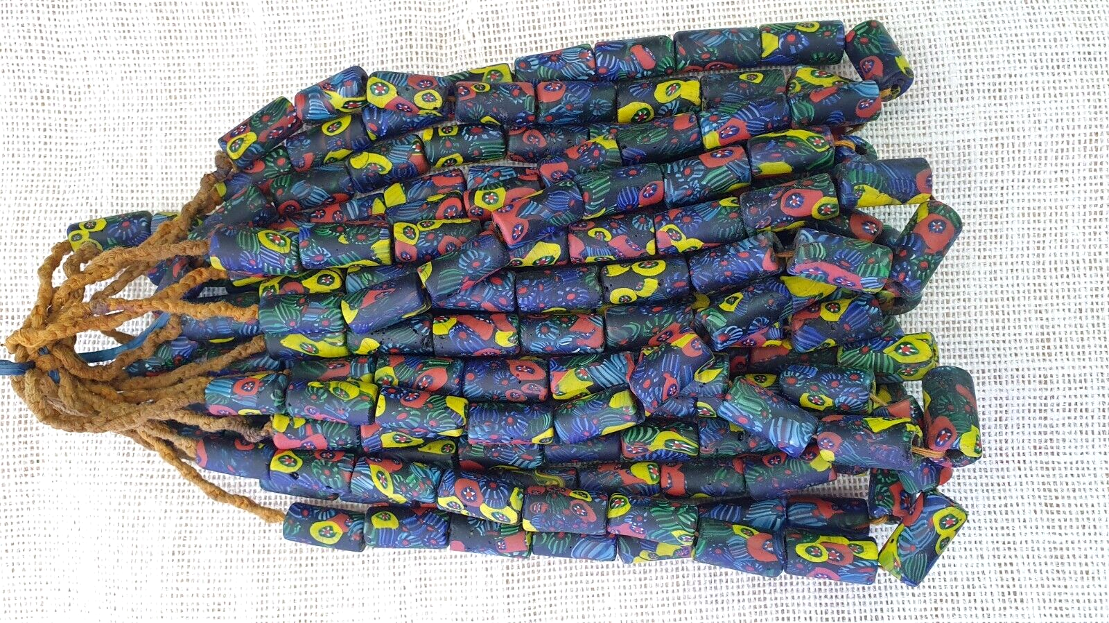 Vintage Trade Beads Beaded Necklace