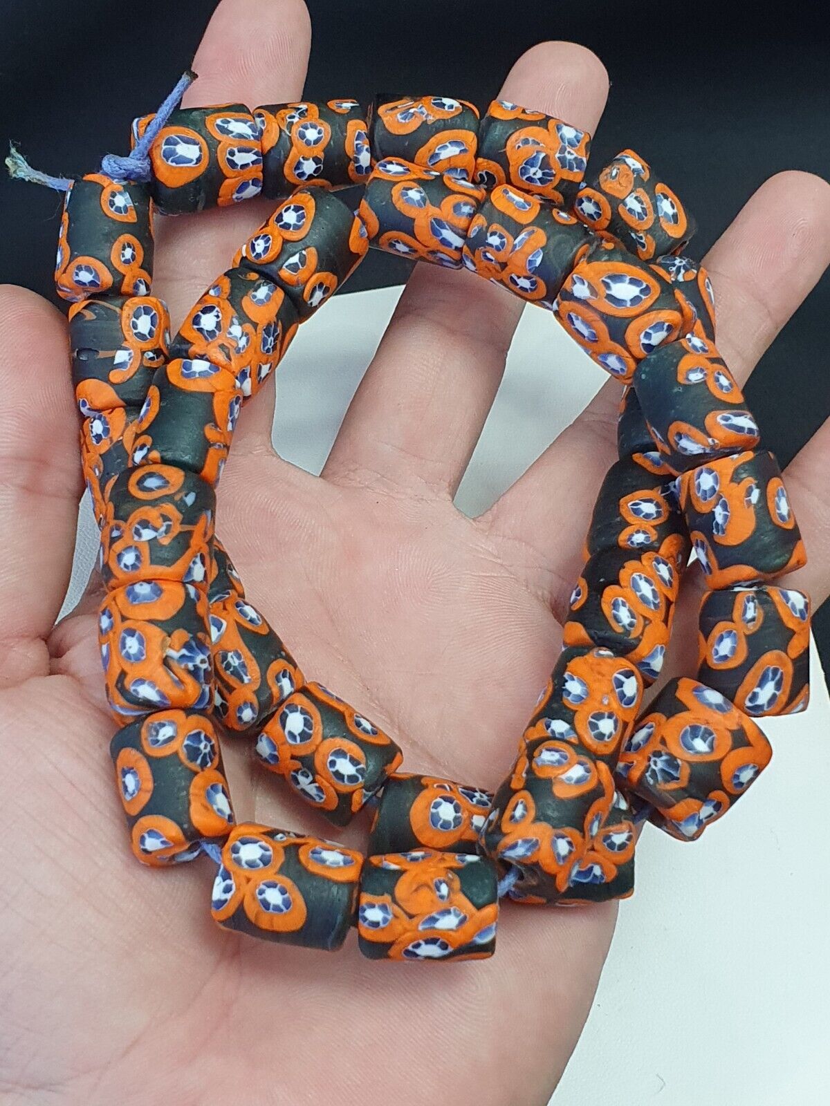 Vintage  Trade Beads Beaded Necklace