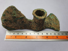 Ancient Luristan Bronze Heavy Double Axe-Head Luristan Empire Circa 10th-8th BC