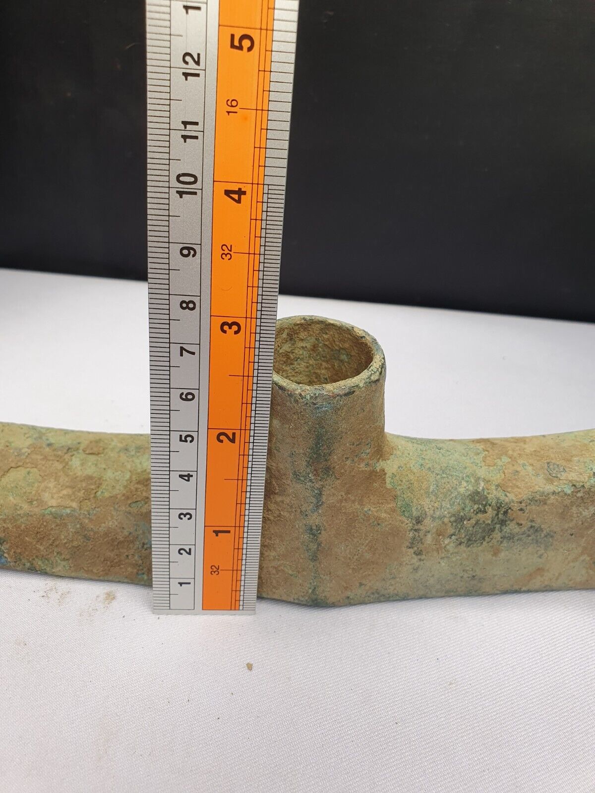 Circa 10th-8th BC Ancient Luristan Bronze Heavy Double Axe-Head Luristan Empire