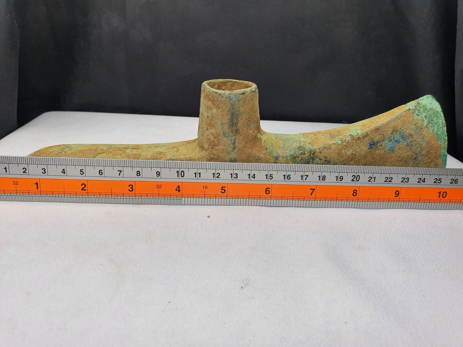 Circa 10th-8th BC Ancient Luristan Bronze Heavy Double Axe-Head Luristan Empire