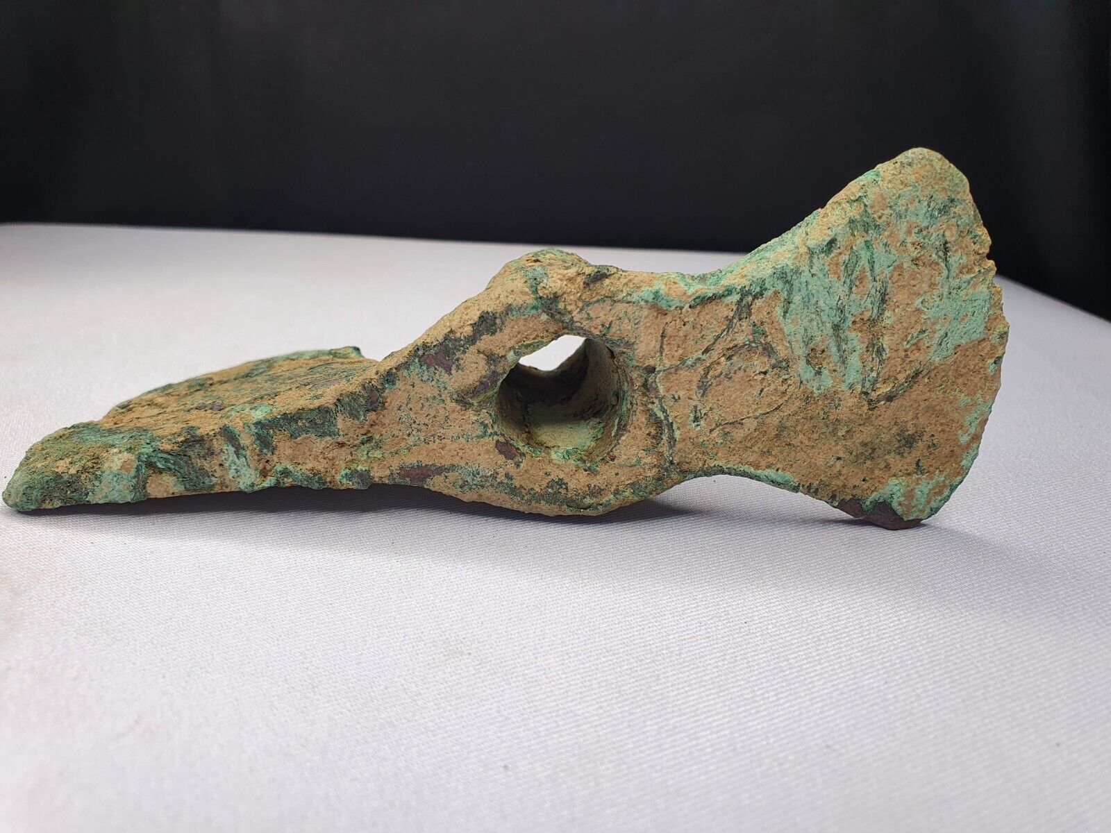 Ancient Luristan Bronze Heavy Double Axe-Head Luristan Empire Circa 10th-8th BC