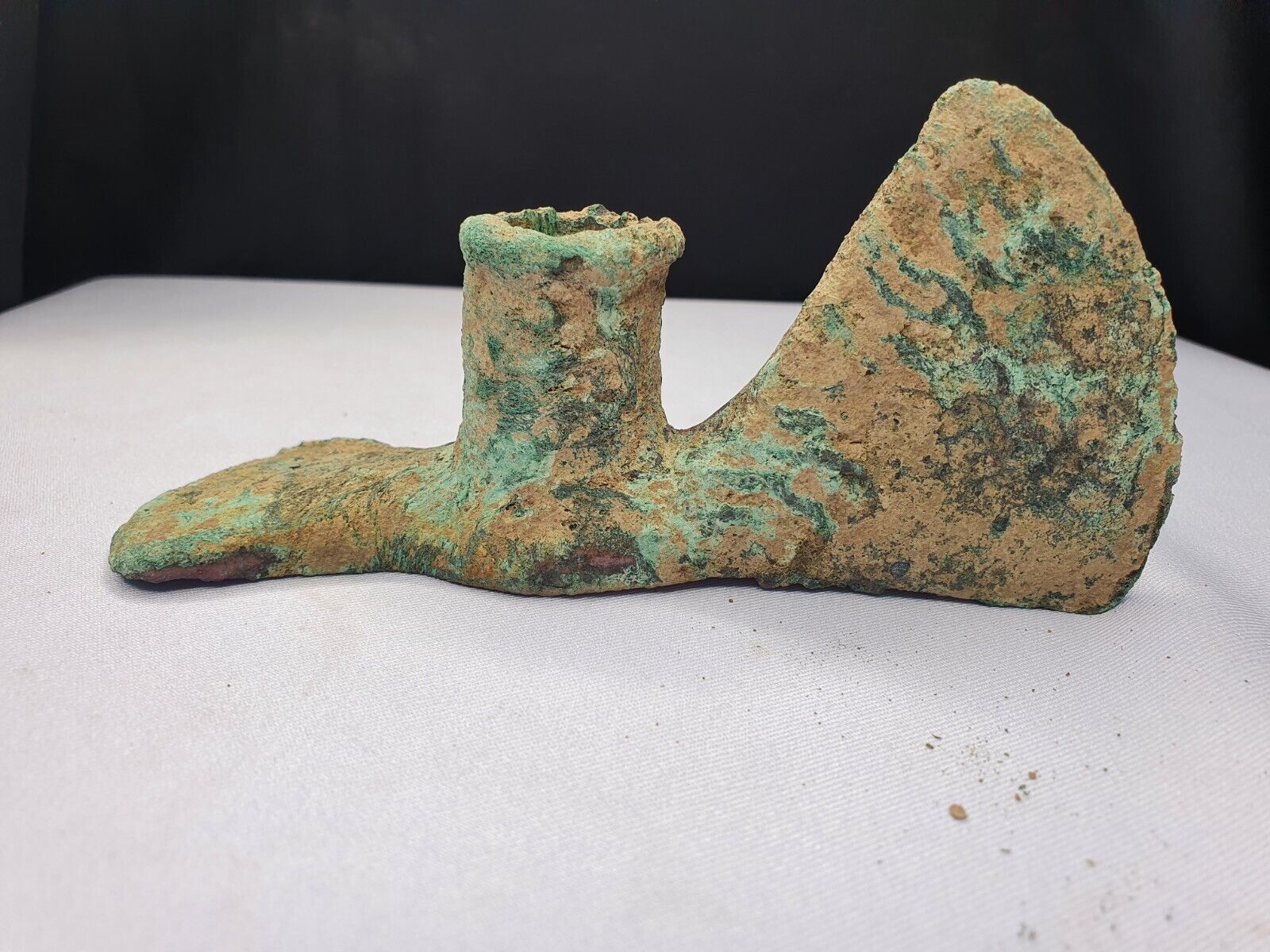 Ancient Luristan Bronze Heavy Double Axe-Head Luristan Empire Circa 10th-8th BC