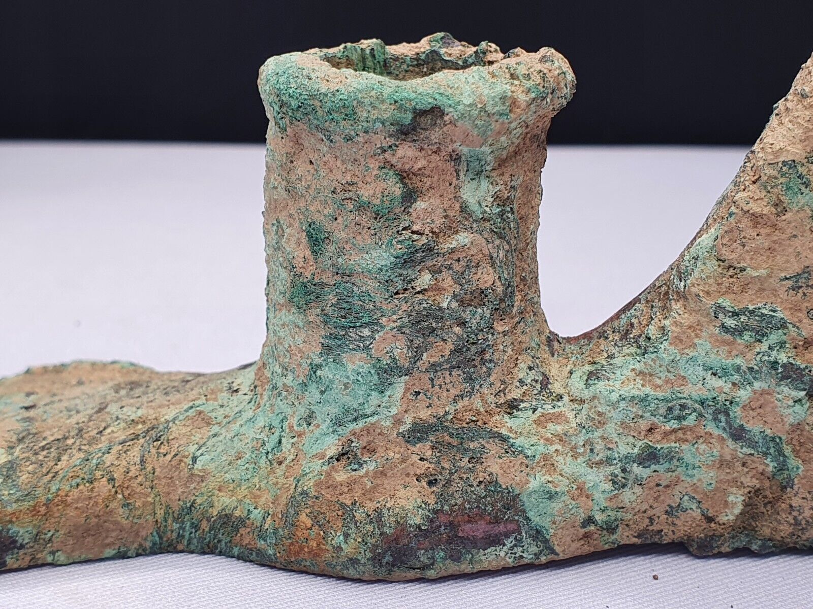 Ancient Luristan Bronze Heavy Double Axe-Head Luristan Empire Circa 10th-8th BC