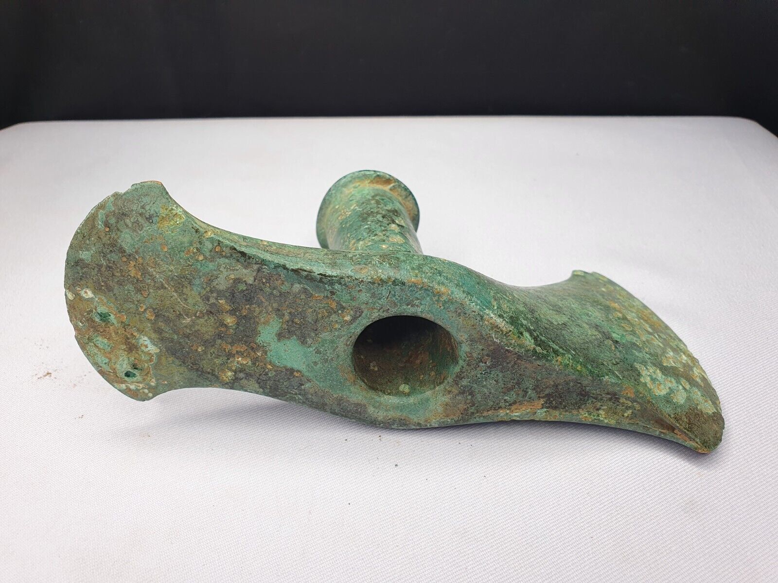 Circa 1800-600 BC Ancient Luristan Bronze Double Axe-Head Luristan Empire