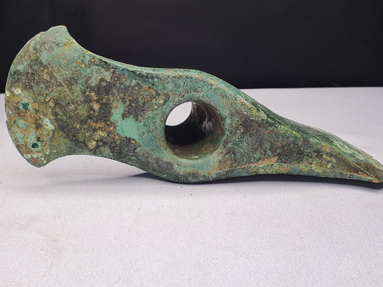 Circa 1800-600 BC Ancient Luristan Bronze Double Axe-Head Luristan Empire