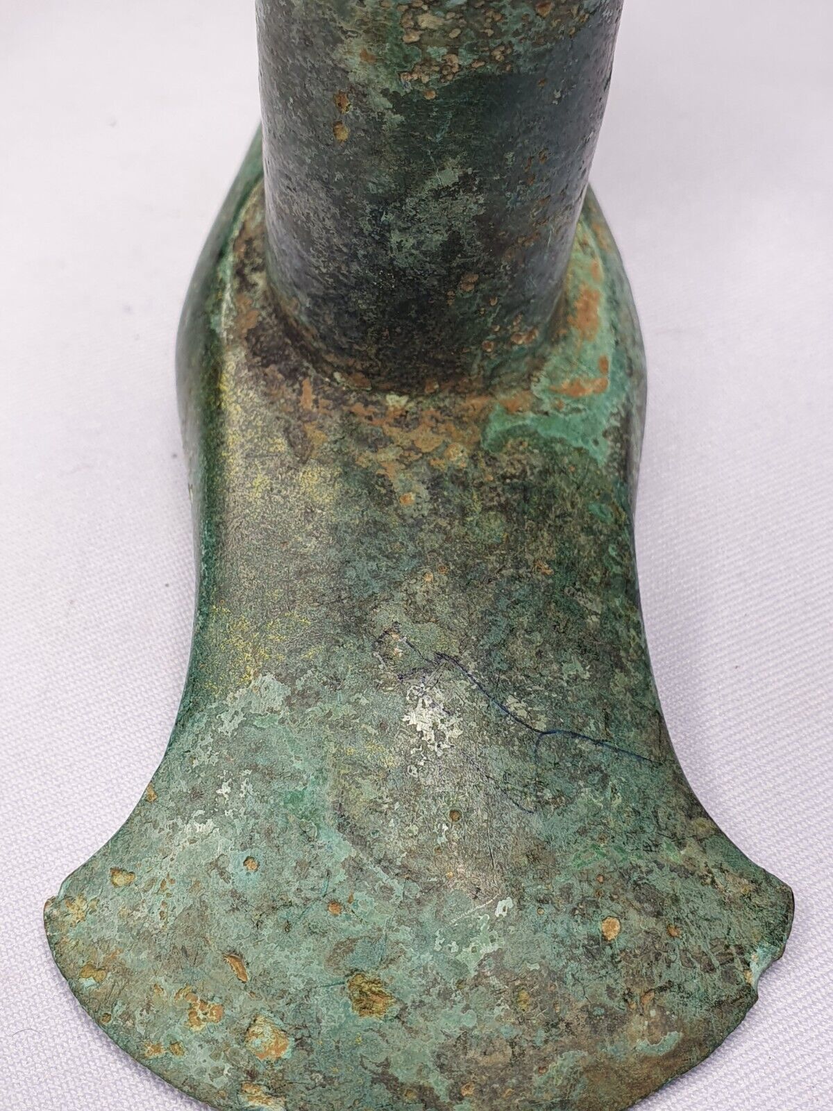 Circa 1800-600 BC Ancient Luristan Bronze Double Axe-Head Luristan Empire