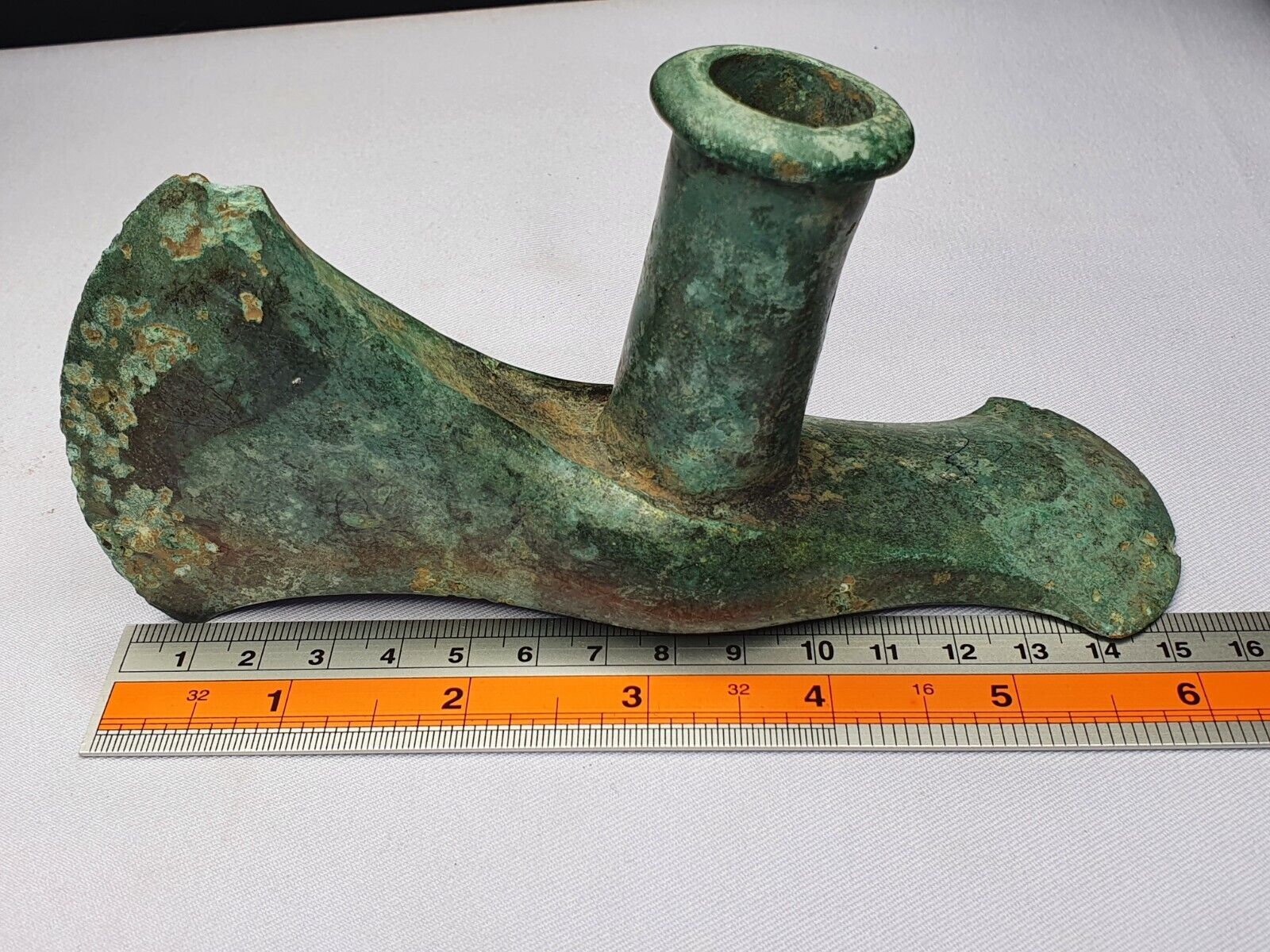 Circa 1800-600 BC Ancient Luristan Bronze Double Axe-Head Luristan Empire