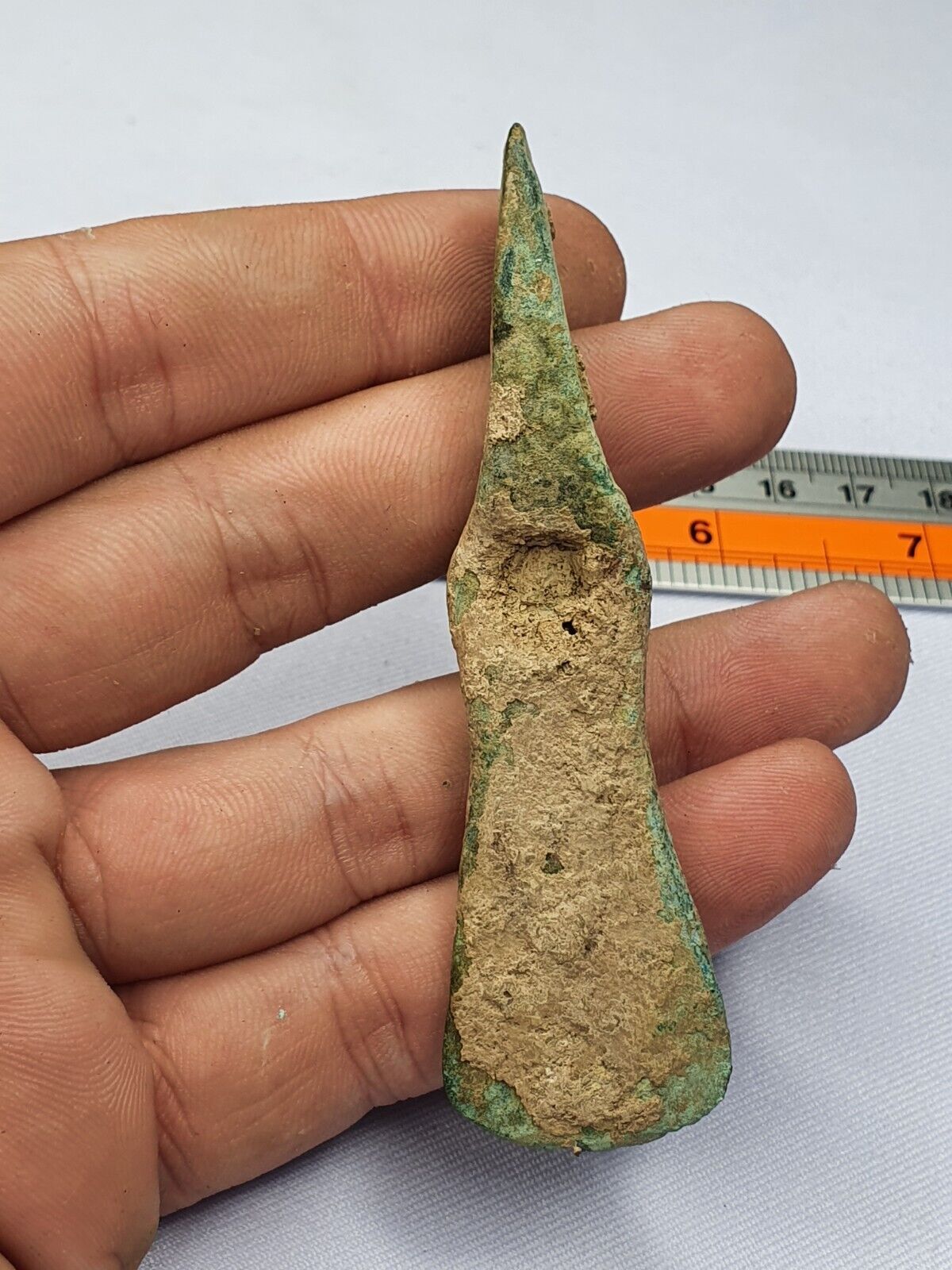 Circa 1800-600 BC Ancient Luristan Bronze Small Double Axe-Head Luristan Empire