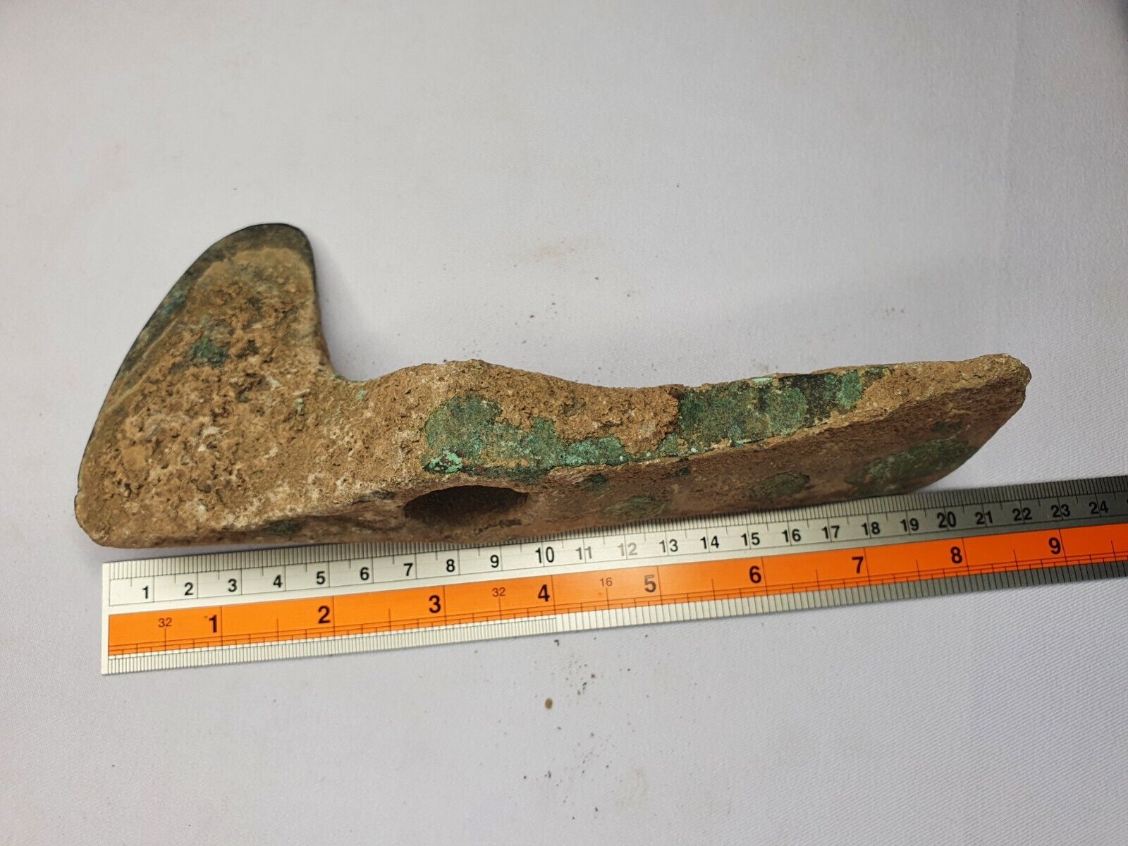 Ancient Luristan Bronze Heavy Double Axe-Head Luristan Empire Circa 10th-8th BC