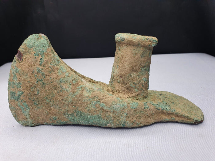Circa 10th-8th Bc Ancient Luristan Bronze Heavy Double Axe-Head Luristan Empire