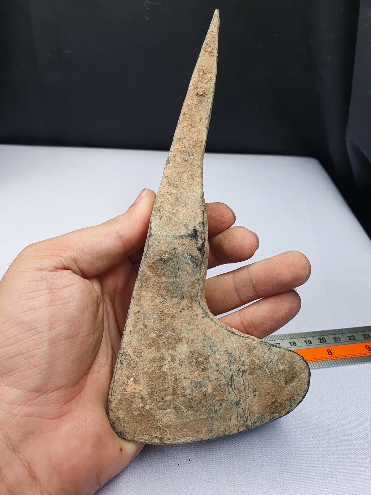 Ancient Luristan Bronze Heavy Double Axe-Head Luristan Empire Circa 10th-8th BC