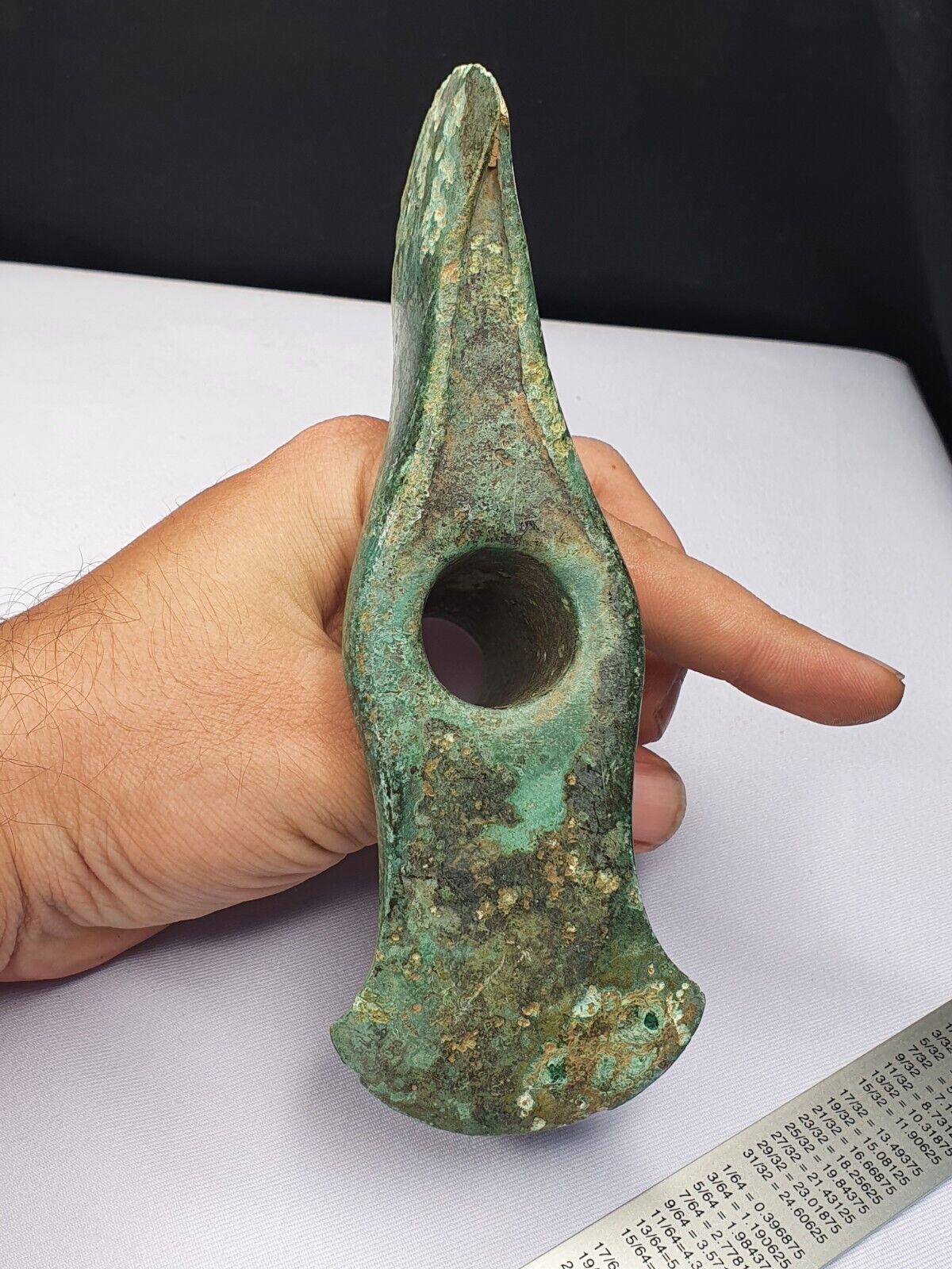 Circa 1800-600 BC Ancient Luristan Bronze Double Axe-Head Luristan Empire