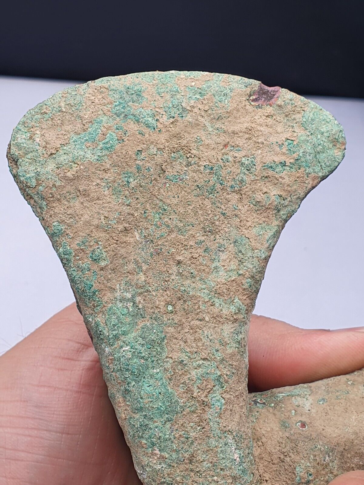 Circa 10th-8th BC Ancient Luristan Bronze Heavy Double Axe-Head Luristan Empire