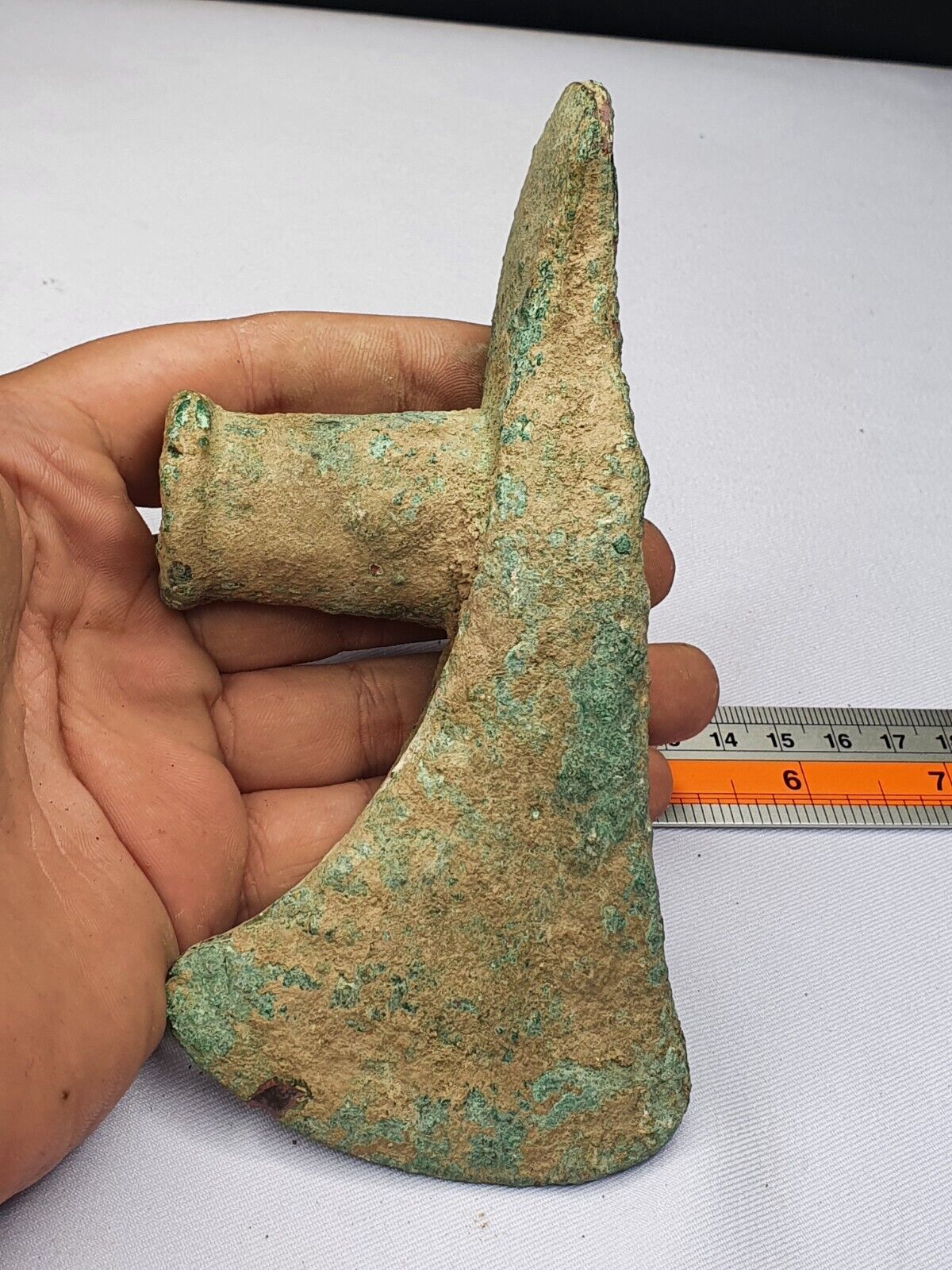 Circa 10th-8th BC Ancient Luristan Bronze Heavy Double Axe-Head Luristan Empire
