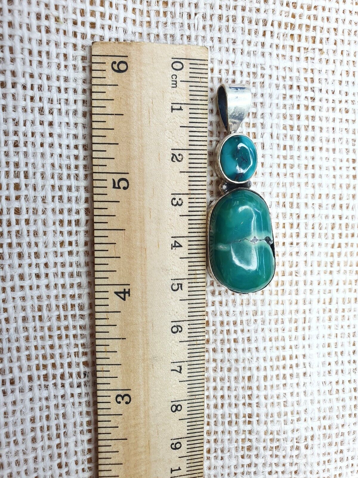 Native American Sterling  Silver and Blue and green Turquoise