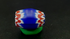 Beautiful Antique Venetian 6 layer chevron bead 22mm BIG