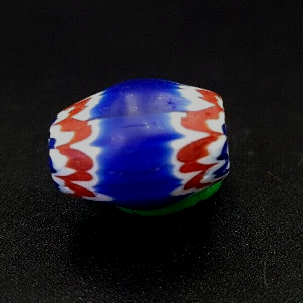 Beautiful Antique Venetian 6 layer chevron bead 22mm BIG