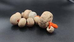 Ancient old terracotta beads Ancient Clay Spindle Whorls 10 beads LOT