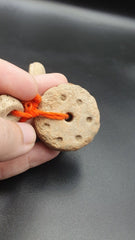 Ancient old terracotta beads Ancient Clay Spindle Whorls 10 beads LOT