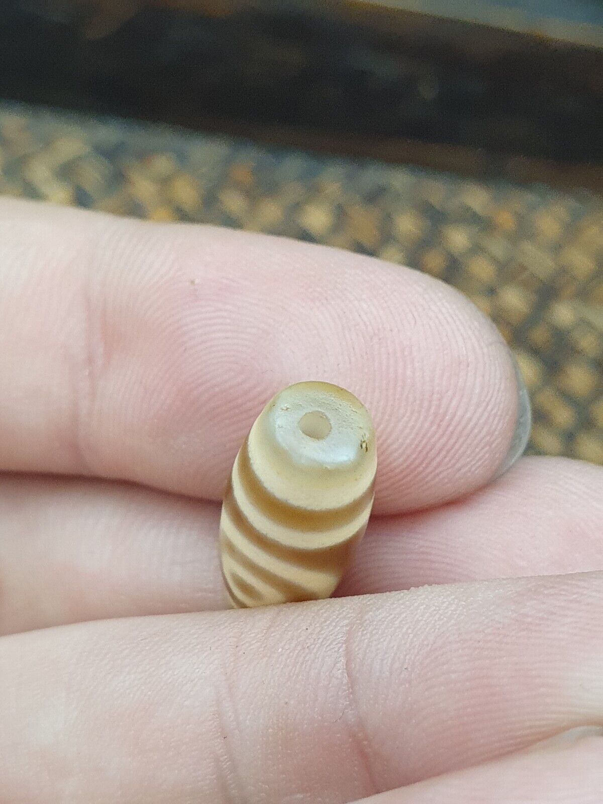 精美古老的古董喜馬拉雅印度西藏眼睛天珠護身符珠