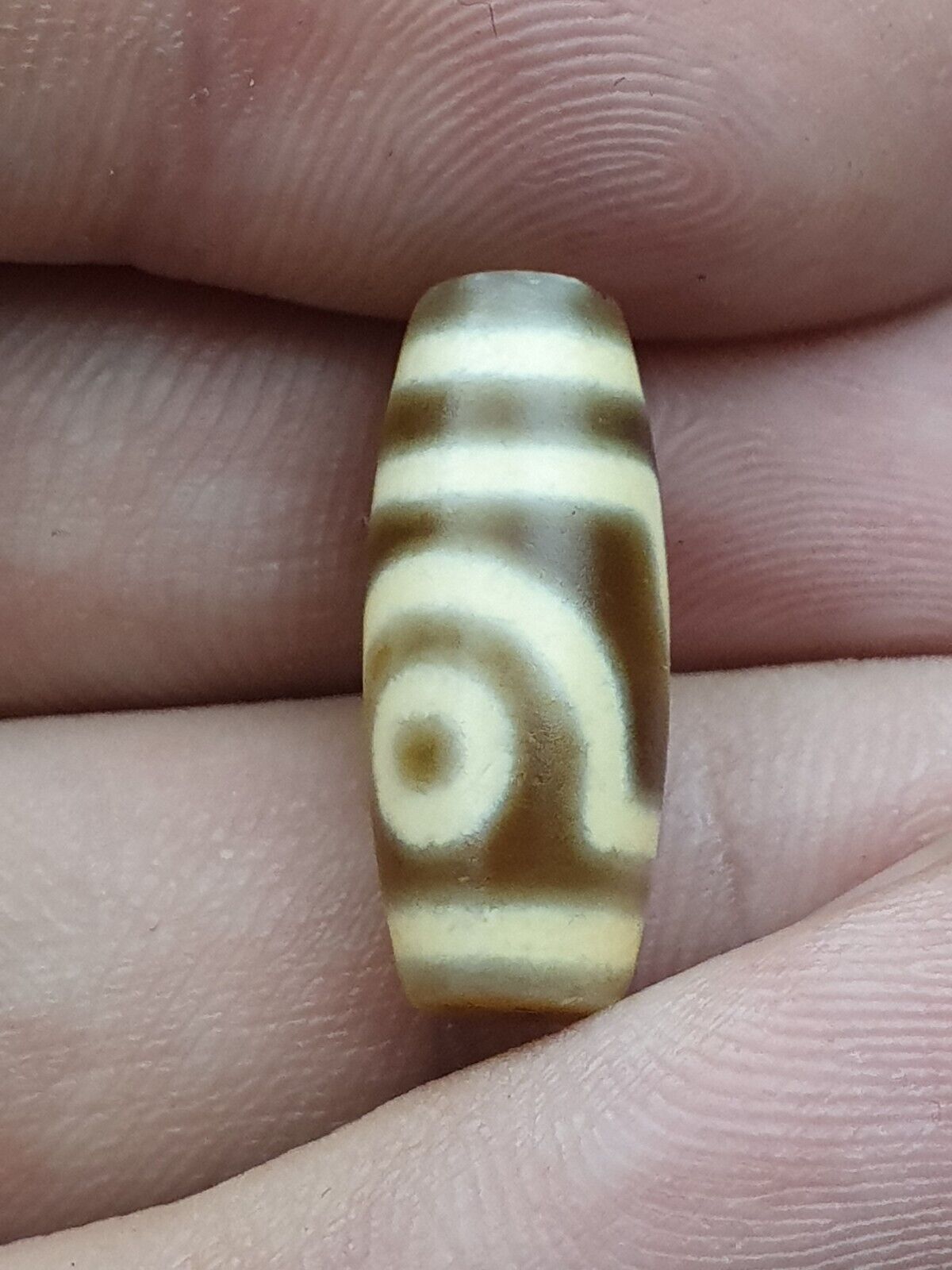 精美古老的古董喜馬拉雅印度西藏眼睛天珠護身符珠