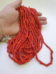 Amazing Old Beads Red Color Glass Beads Jewelry Necklace