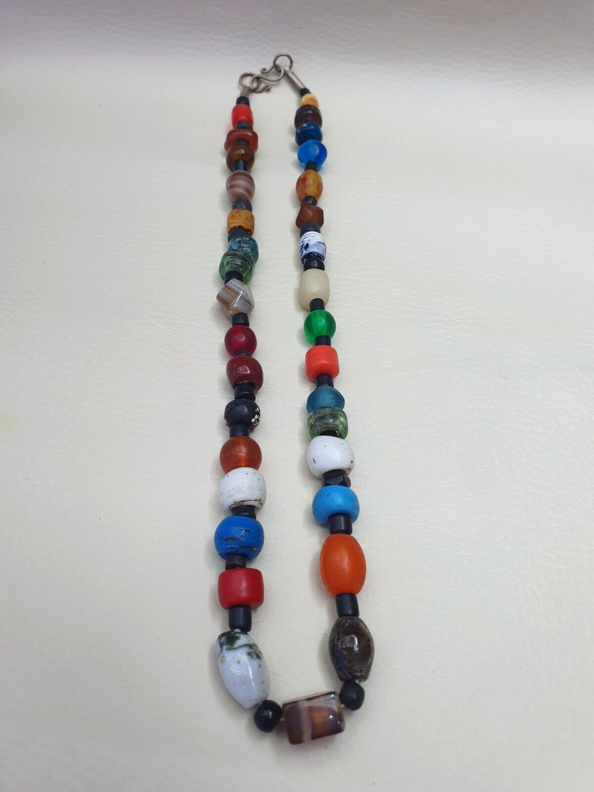 Old Beads antique Traded Stones and Glass Beads Jewelry Necklace Mala