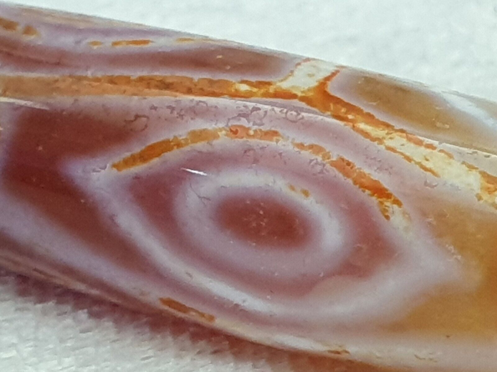 Himalayan Indo Tibetan vintage 6 Eyes rare Patterns Dzi chung Dzi Amulet Bead